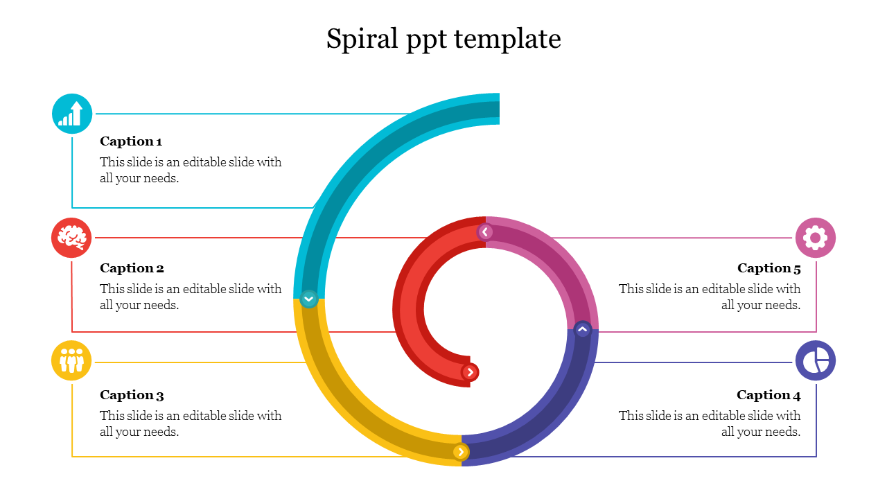 spiral ppt template
